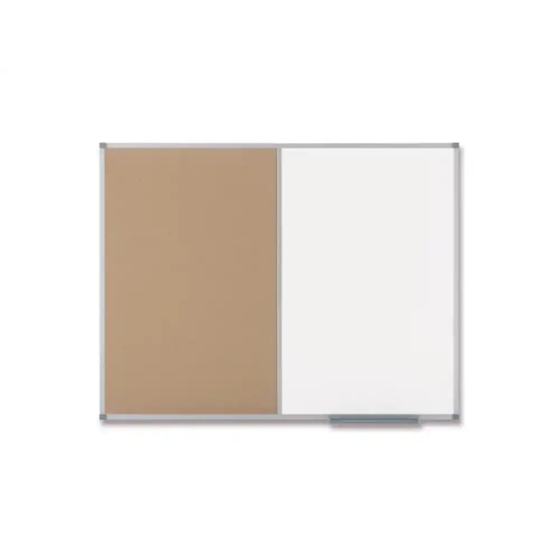 Tablero nobo classic combinado pizarra blanca magnetica + pizarra corcho 1200x900 mm