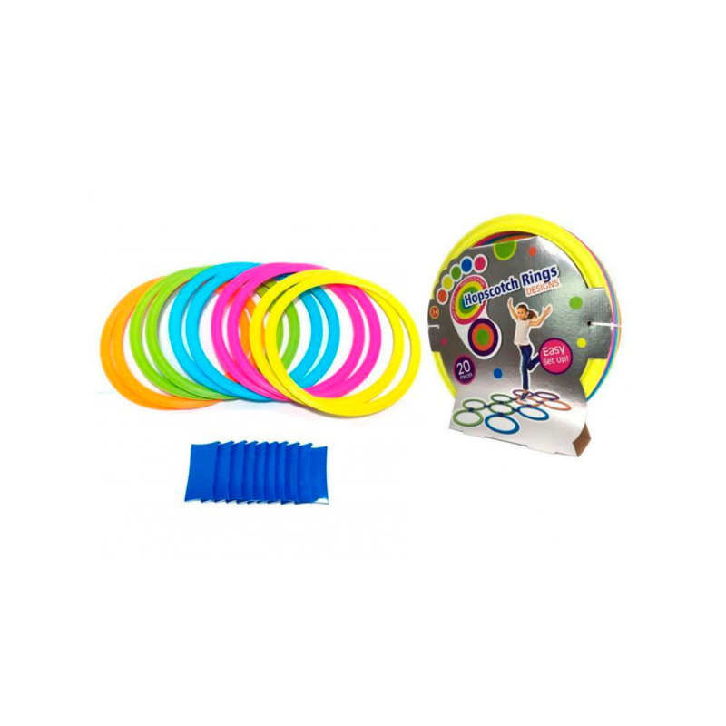 Juego de rayuela hopscoth rings designs +3 años