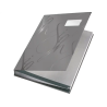 Portafirmas leitz gama sign con fuelle 18 departamentos acabado soft grip color gris