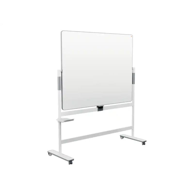 Pizarra blanca nobo move&meet movil acero vitrificado magnetico 150x120 cm