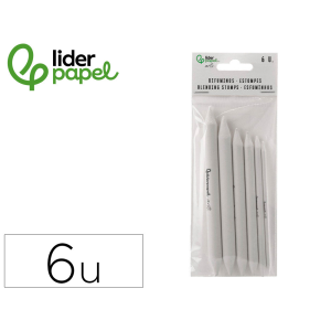 Difumino liderpapel bolsa de 6 unidades diametros surtidos 116 mm / 150 mm