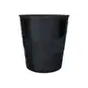 Papelera plastico leitz wow color negro 15 litros