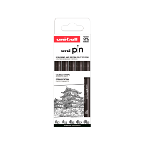 Rotulador uniball pin...