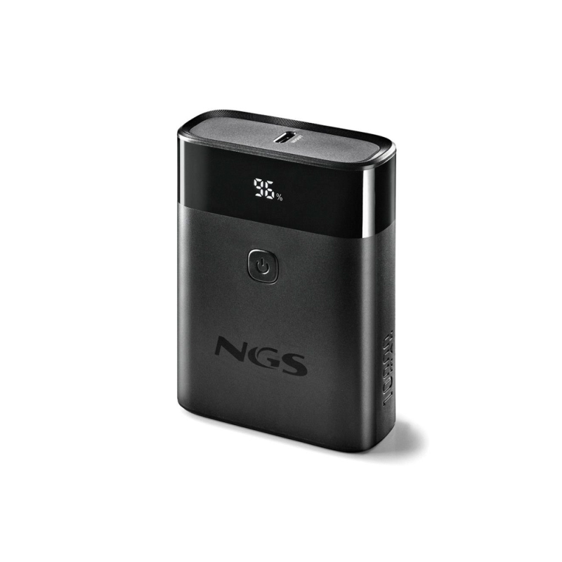 Bateria externa ngs para portatil carga rapida 22,5w 10000 mah 1xusb-c 1xusb-a