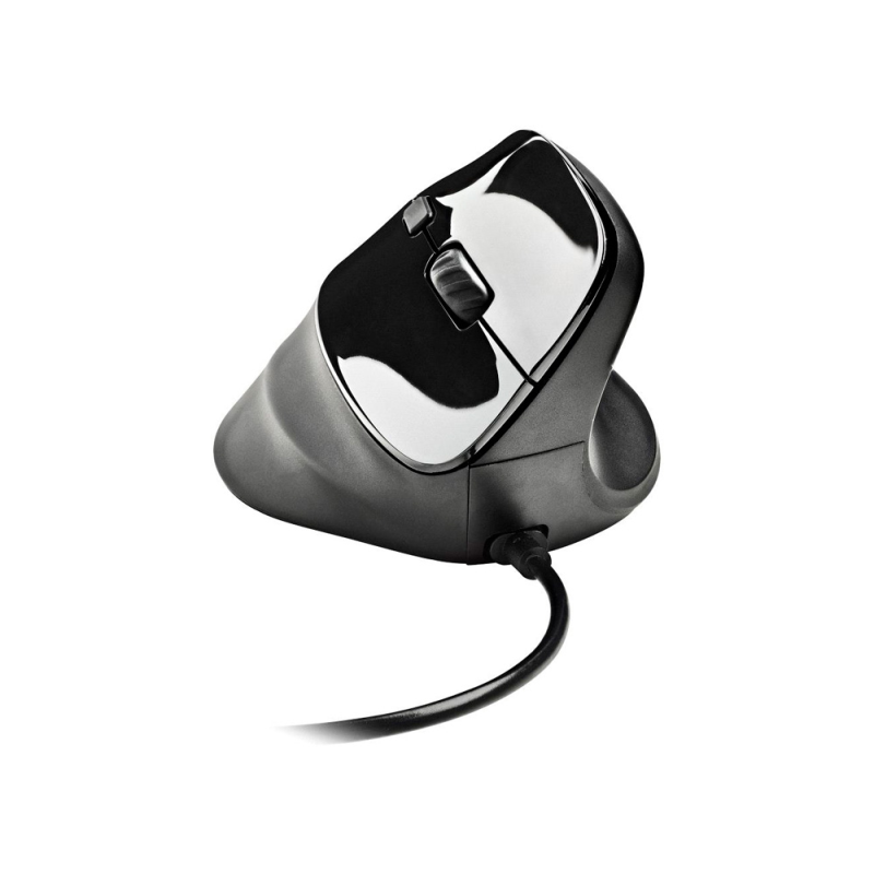 Raton ngs samsara optico 800/1600/2400/3200 dpi ergonomico y silencioso con sensor laser color negro