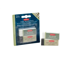Goma de borrar derwent blister de 2 unidades