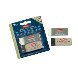 Goma de borrar derwent blister de 2 unidades