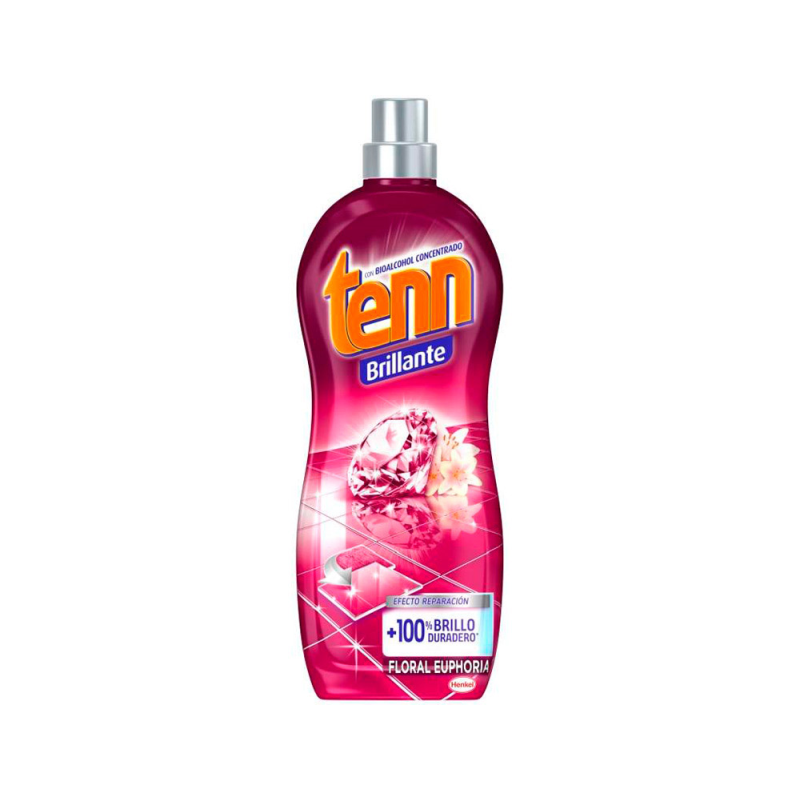 Limpiador con bioalcohol tenn brillante euphoria botella 1250 ml