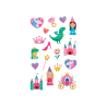Pegatinas imaginovo princesas magic dreams pvc 190x105 mm en blister