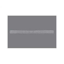 Espiral wire gbc n 4 6,3 mm...