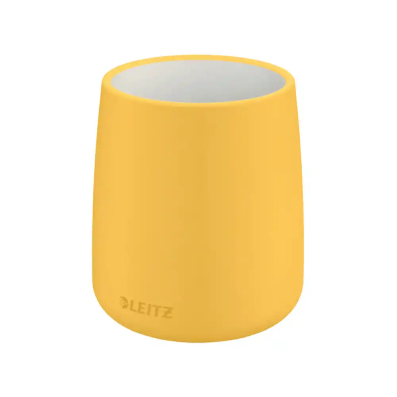 Cubilete portalapices leitz cosy ceramica amarillo 85x108 mm