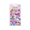 Pegatinas imaginovo unicornios magic dreams con brillo 190x105 mm en blister