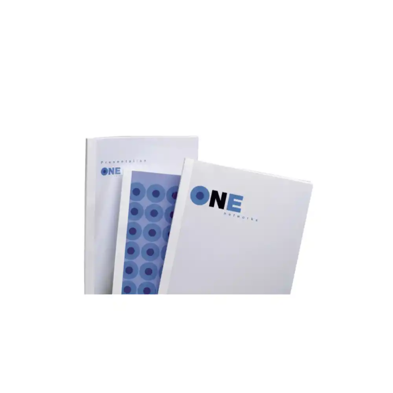 Carpeta termica ibicover gbc 20 mm color blanco caja de 50 unidades