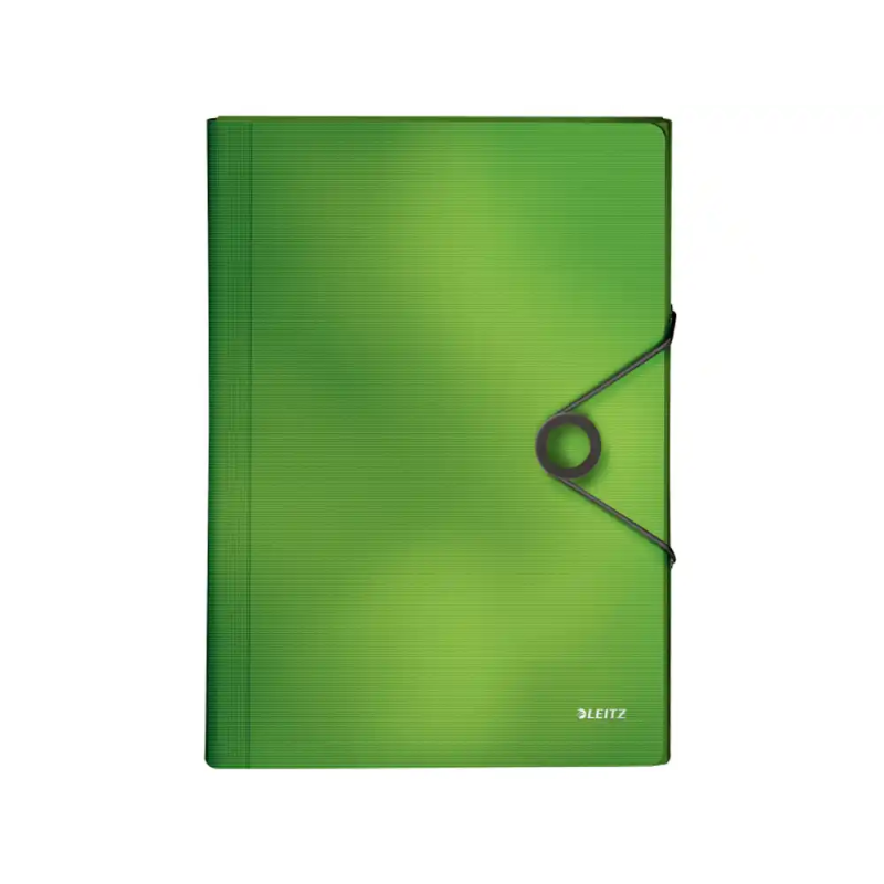 Carpeta leitz solid clasificadora fuelle din a4 polipropileno 6 compartimentos color verde