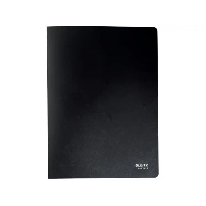 Carpeta leitz recycle escaparate din a4 40 fundas polipropileno color negro