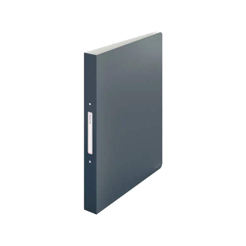 Carpeta 2 anillas de 25 mm redonda leitz cosy polipropileno din a4 color gris