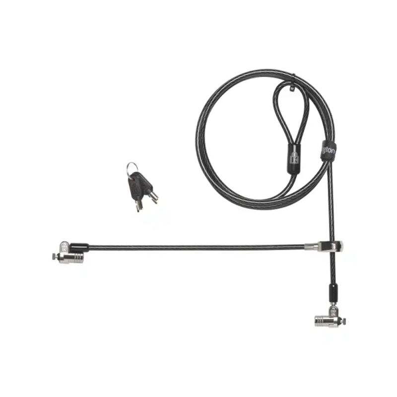 Candado kensington con llave microsaver 2.0 twin doble para ordenadores portatiles