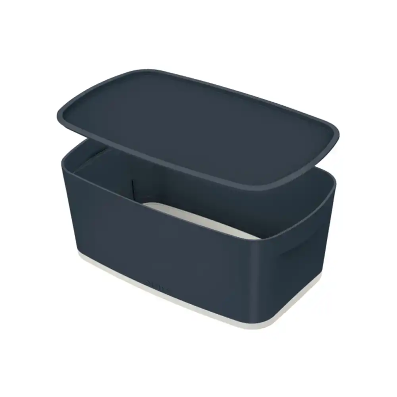 Caja leitz mybox cosy pequeña con tapa color gris 318x128x191 mm