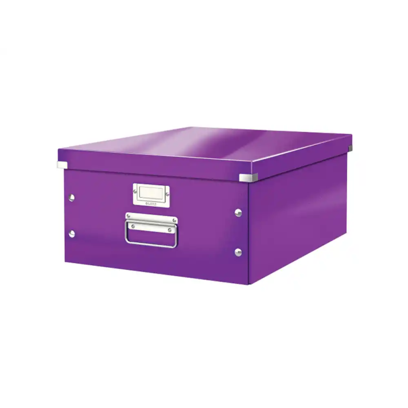 Caja leitz click&store grande color violeta 369x200x484 mm