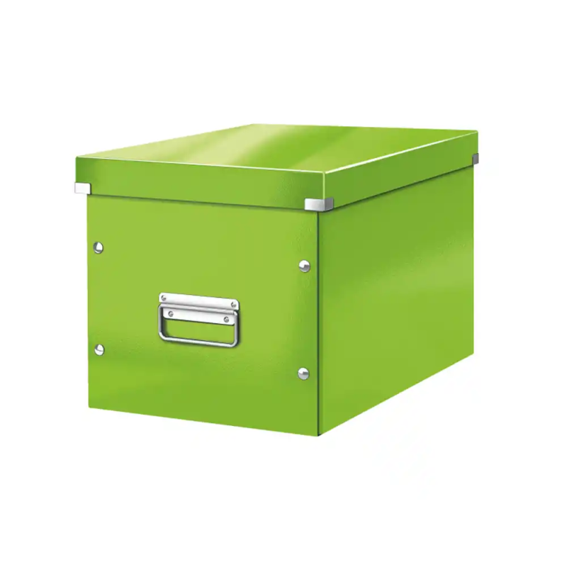 Caja leitz click&store cubica grande color verde 320x360x310 mm