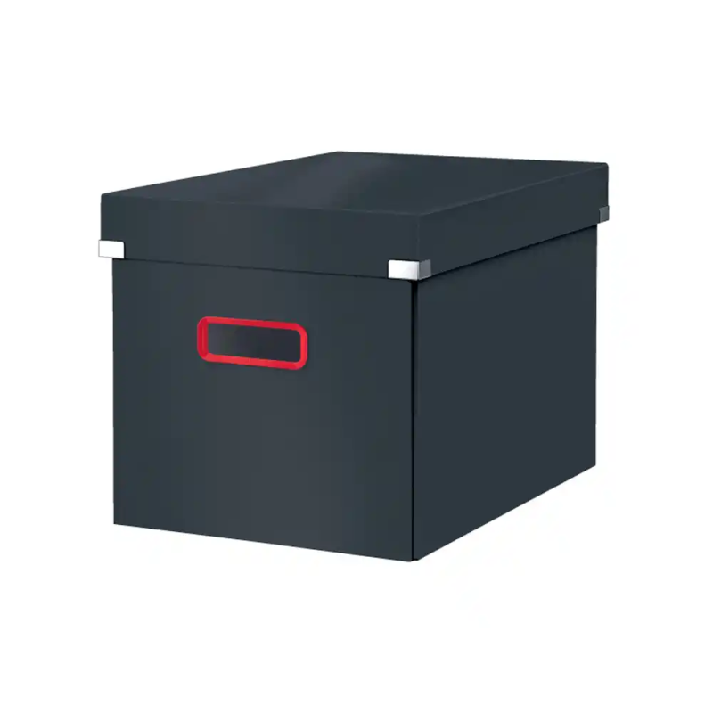 Caja leitz click&store cubica grande color gris 320x360x310 mm