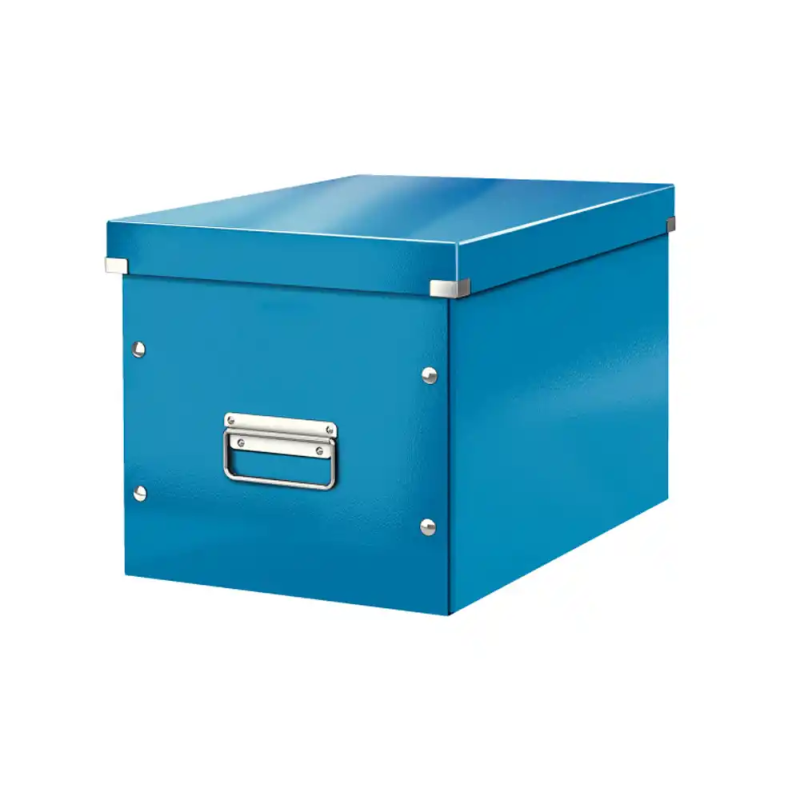 Caja leitz click&store cubica grande color azul 320x360x310 mm