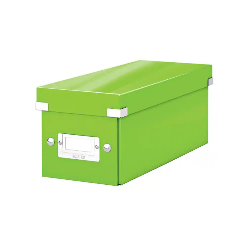 Caja leitz click&store cd box color verde 143x147x352 mm
