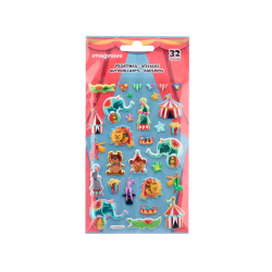 Pegatinas imaginovo kids circo goma eva 190x105 mm en blister
