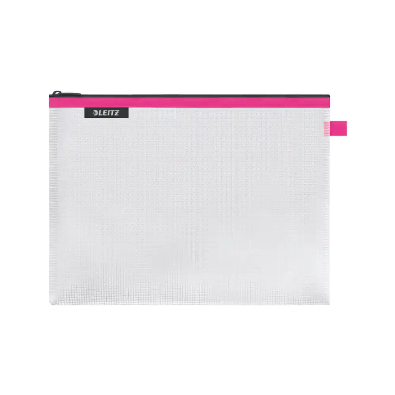 Bolsa multiusos leitz wow resistente al agua color fucsia 300x230 mm