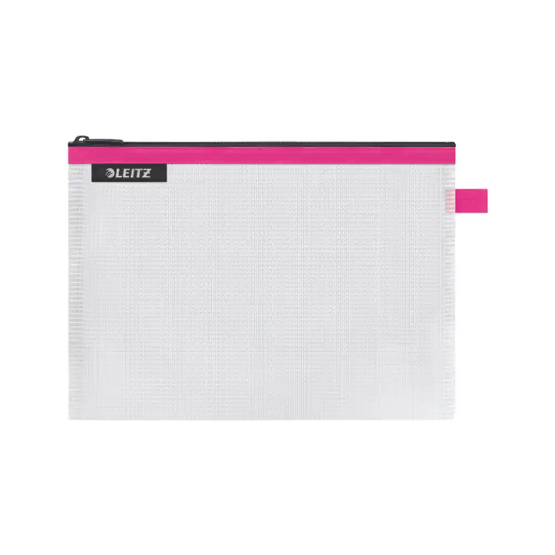 Bolsa multiusos leitz wow resistente al agua color fucsia 240x170 mm