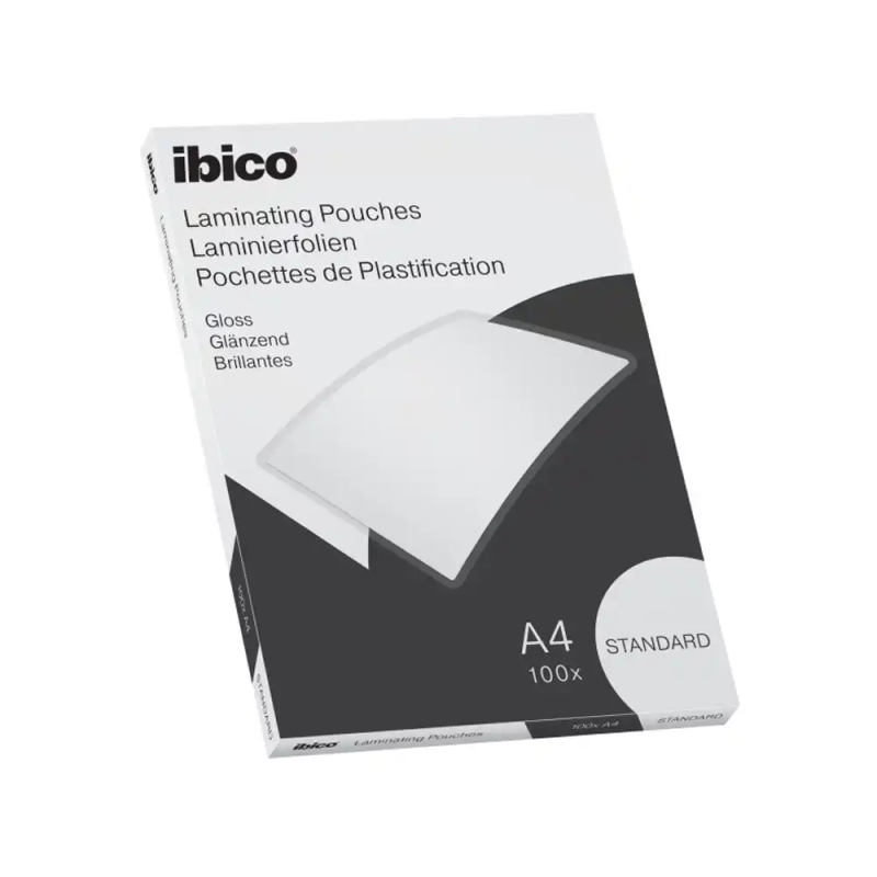 Bolsa de plastificar ibico din a4 standard caja de 100 unidades