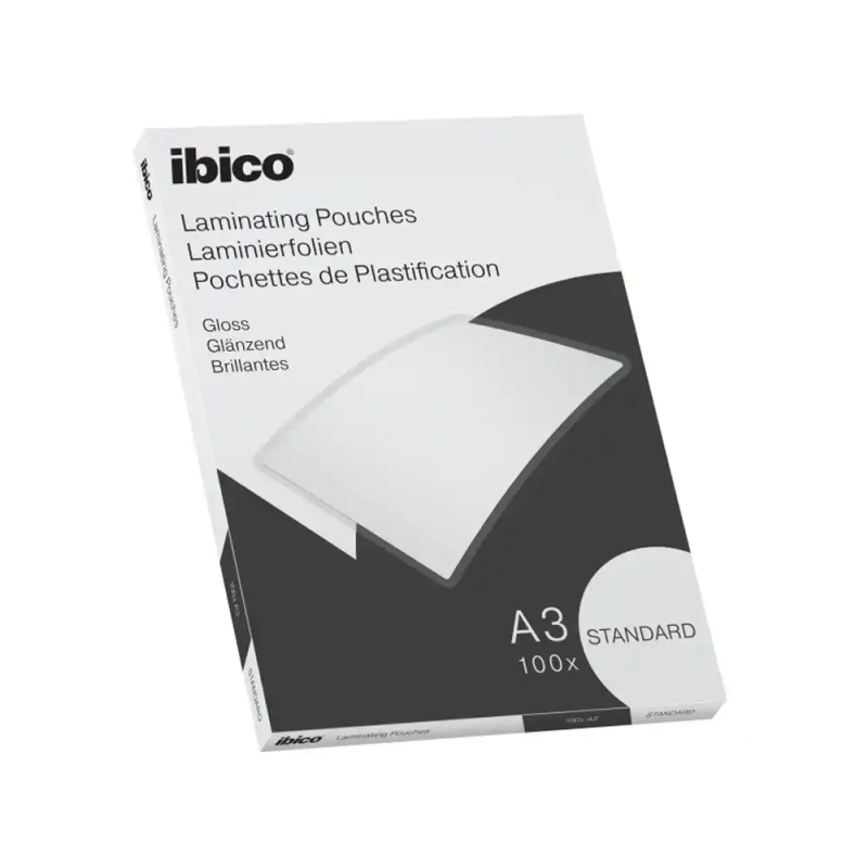 Bolsa de plastificar ibico din a3 standard caja de 100 unidades