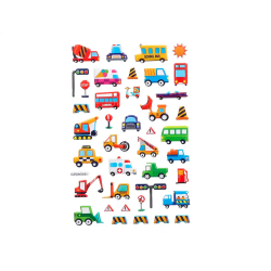 Pegatinas imaginovo kids coches con relieve 190x105 mm en blister