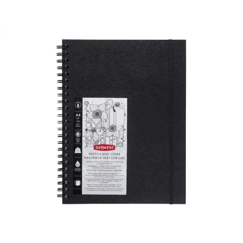 Bloc de bocetos derwent din a4 56 hojas 165 gr