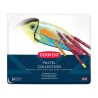 Barra acuarelable derwent pastel + 14 lapices colores pastel caja metalica de 24 unidades surtidas