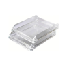 Bandeja sobremesa plastico rexel nimbus cristal transparente 274x66x340 mm