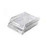 Bandeja sobremesa plastico rexel nimbus cristal transparente 274x66x340 mm