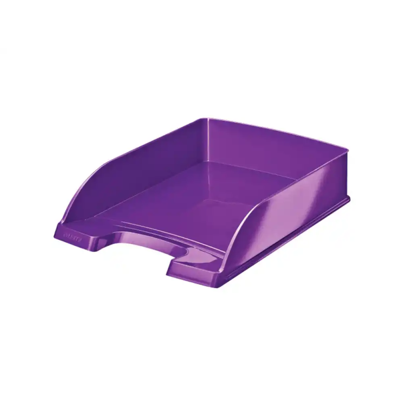 Bandeja sobremesa plastico leitz wow vertical color violeta 255x70x357 mm