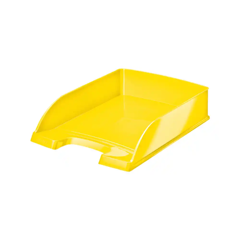 Bandeja sobremesa plastico leitz wow vertical color amarillo 255x70x357 mm
