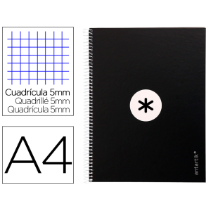 Cuaderno espiral a4 micro...