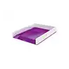 Bandeja sobremesa plastico leitz wow dual color violeta/blanco 267x49x336 mm