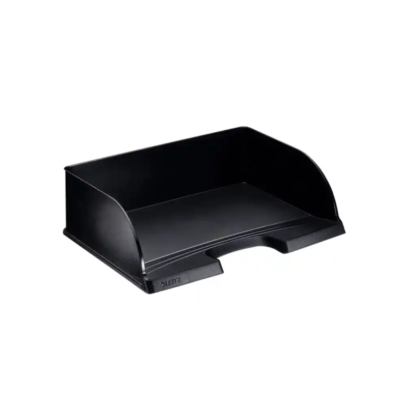 Bandeja sobremesa plastico leitz plus jumbo apaisada color negro 363x103x273 mm