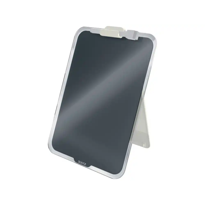 Atril sobremesa leitz cristal cosy color gris