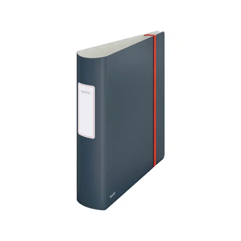 Archivador de palanca leitz active cosy polyfoam 180 din a4 lomo 82 mm color gris