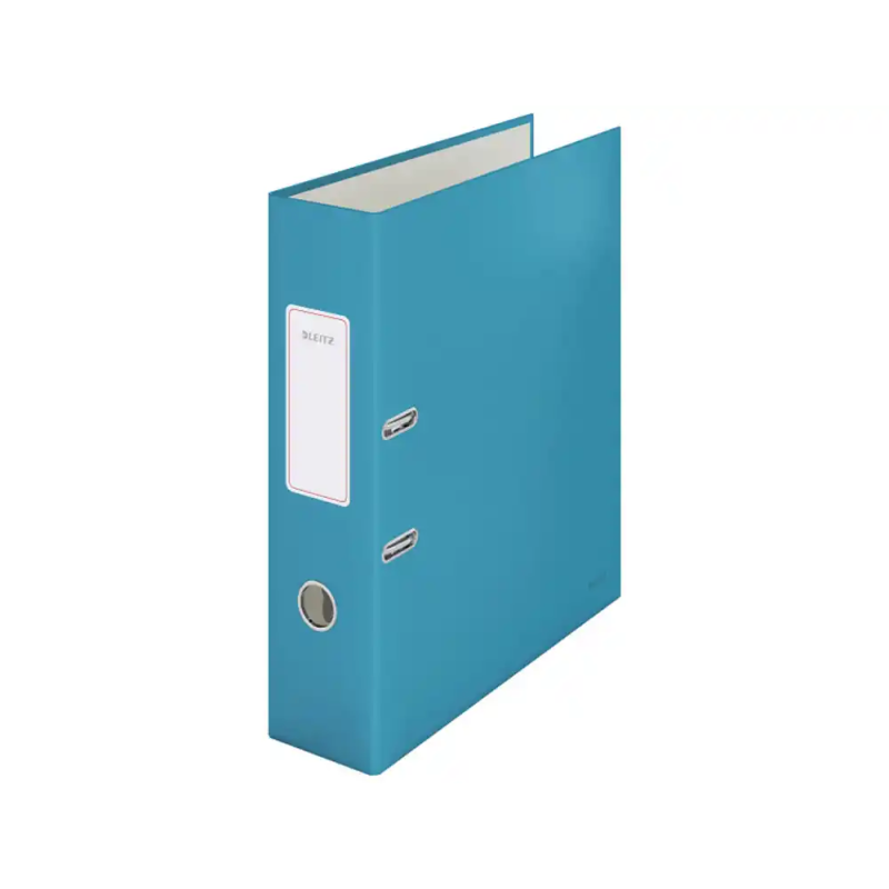 Archivador de palanca leitz cosy 180 din a4 carton forrado lomo 80 mm color azul