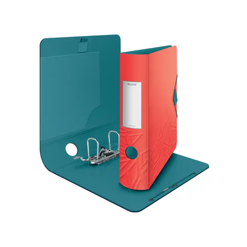 Archivador de palanca leitz active urban chic 180 din a4 polyfoam lomo 82 mm color rojo