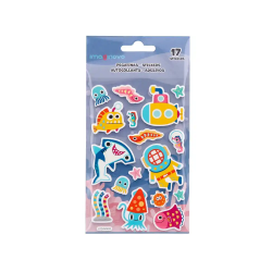 Pegatinas imaginovo luminosas submarino con relieve 190x105 mm en blister