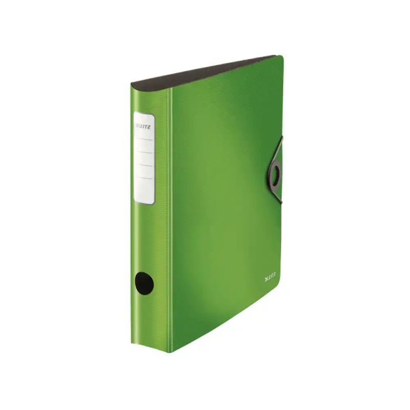 Archivador de palanca leitz active solid 180 din a4 polyfoam lomo 65 mm color verde