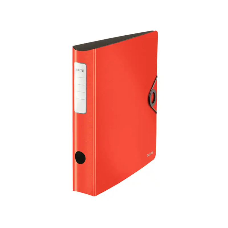 Archivador de palanca leitz active solid 180 din a4 polyfoam lomo 65 mm color rojo