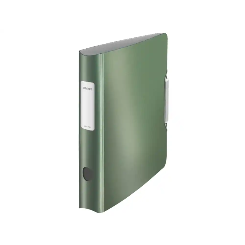 Archivador de palanca leitz active 180 din a4 polyfoam lomo 65 mm color verde celadon